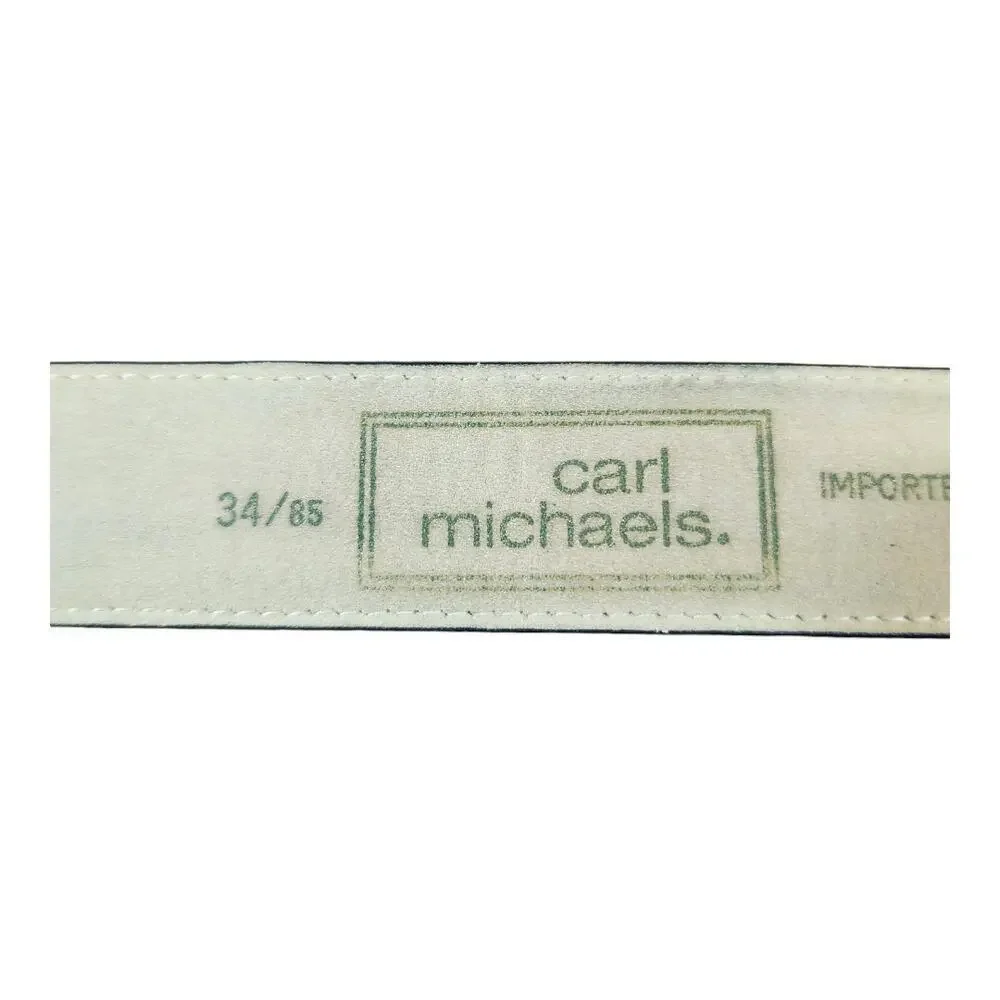 Carl‎ Michaels Aniline cowhide leather mens belt brown